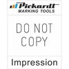Pickardt Steel Hand Stamp DO NOT COPY, 1/16" PIC-DOC-1/16